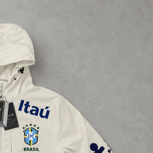 Brasilien Nike Gore-Tex Jacket Weiß, Beige Limited (S)