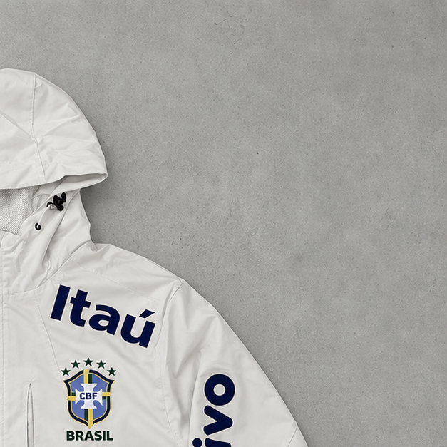 Brasilien Nike Gore-Tex Jacket Weiß, Beige Limited (S)