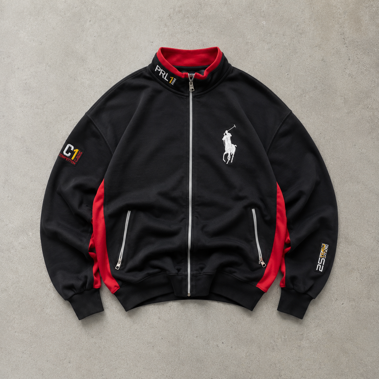 Ralph Lauren Jacket Black Red Limited (M)