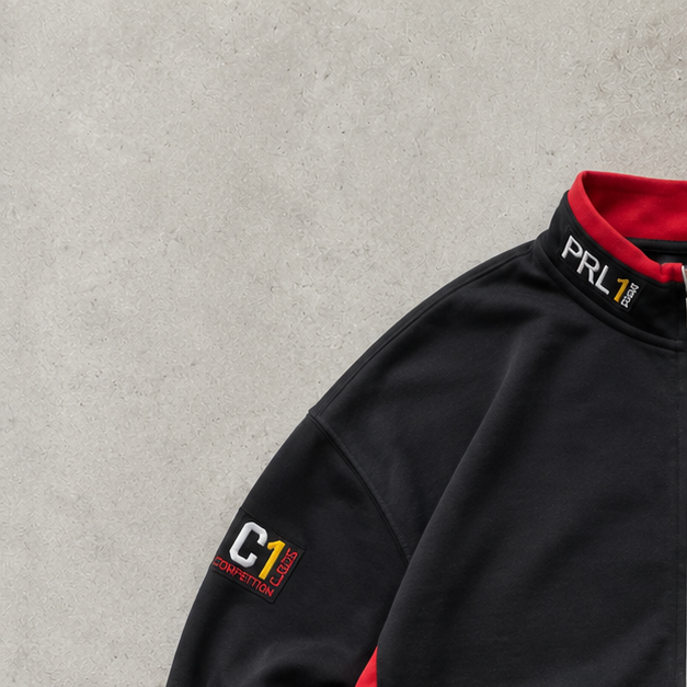 Ralph Lauren Jacket Black Red Limited (M)