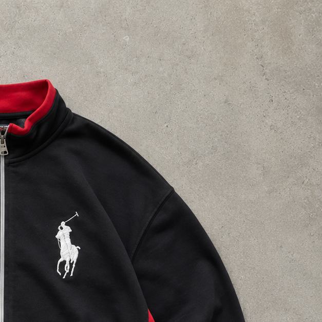 Ralph Lauren Jacket Black Red Limited (M)