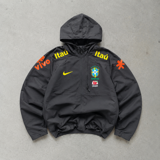 Brazil Nike Windbreaker Black Limited (Size L)