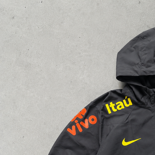Brazil Nike Windbreaker Black Limited (Size L)
