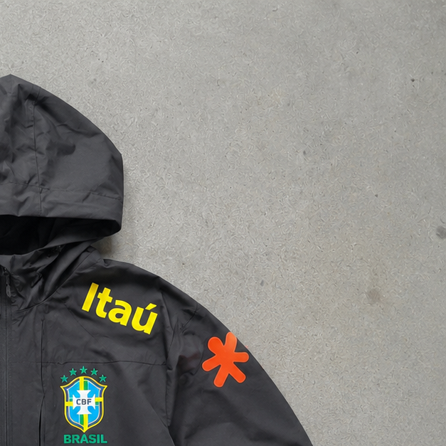 Brazil Nike Windbreaker Black Limited (Size L)