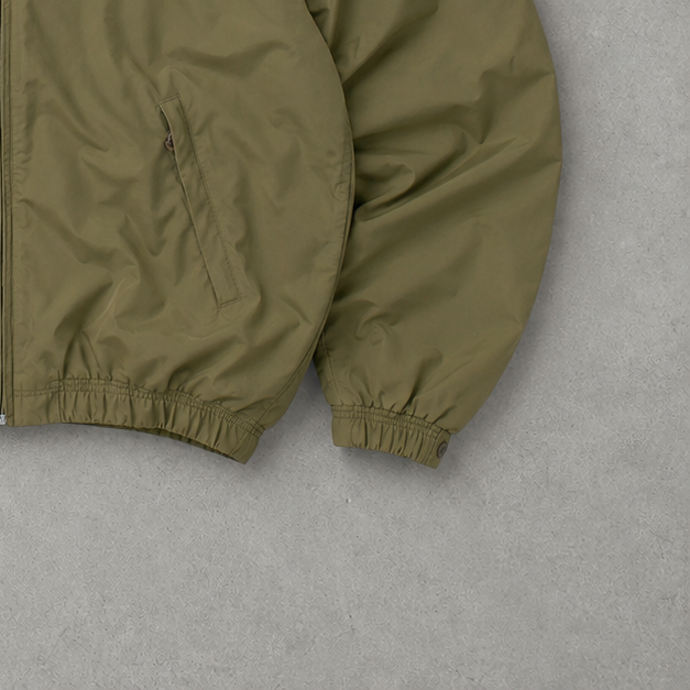 Ralph Lauren Fleece Jacket Khaki Rare Stitched Logo (S)