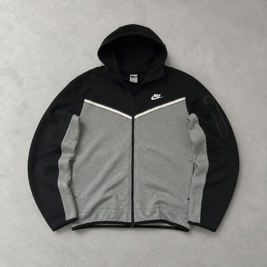 Y2K Nike Fleece Jacket Schwarz Rare (L)