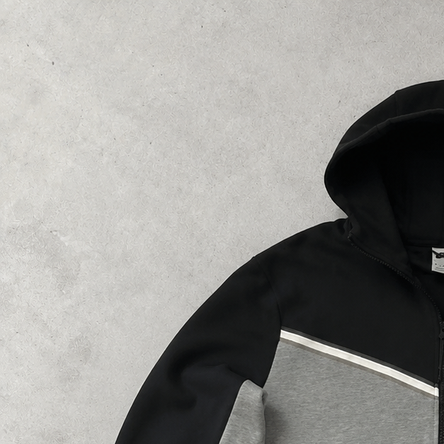 Y2K Nike Fleece Jacket Schwarz Rare (L)