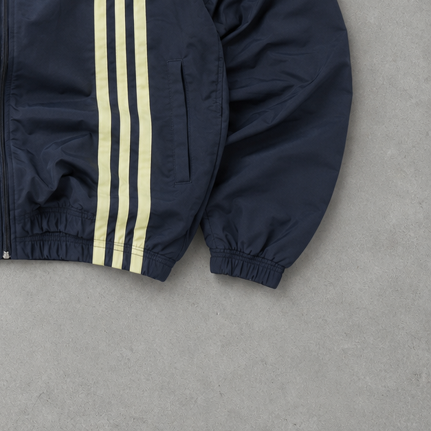 Veste de survêtement Arsenal 2020 Adidas bleu marine/jaune rare (M)