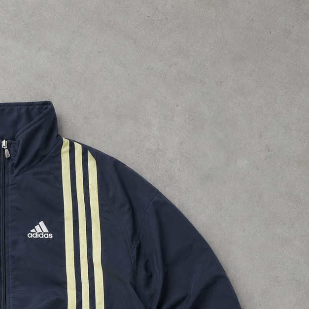 Veste de survêtement Arsenal 2020 Adidas bleu marine/jaune rare (M)