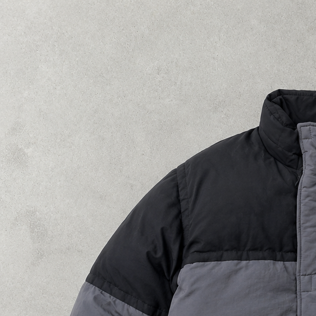90s Nike Puffer Jacket Schwarz, Grau Limited (Size M)