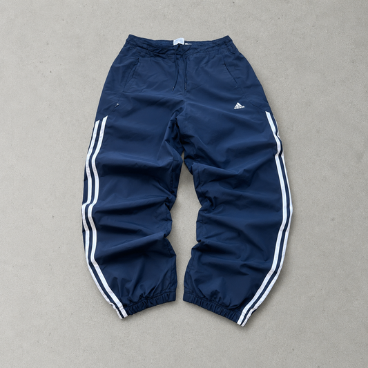 Y2K 2000 ADIDAS Track Pants Navy Rare (S)