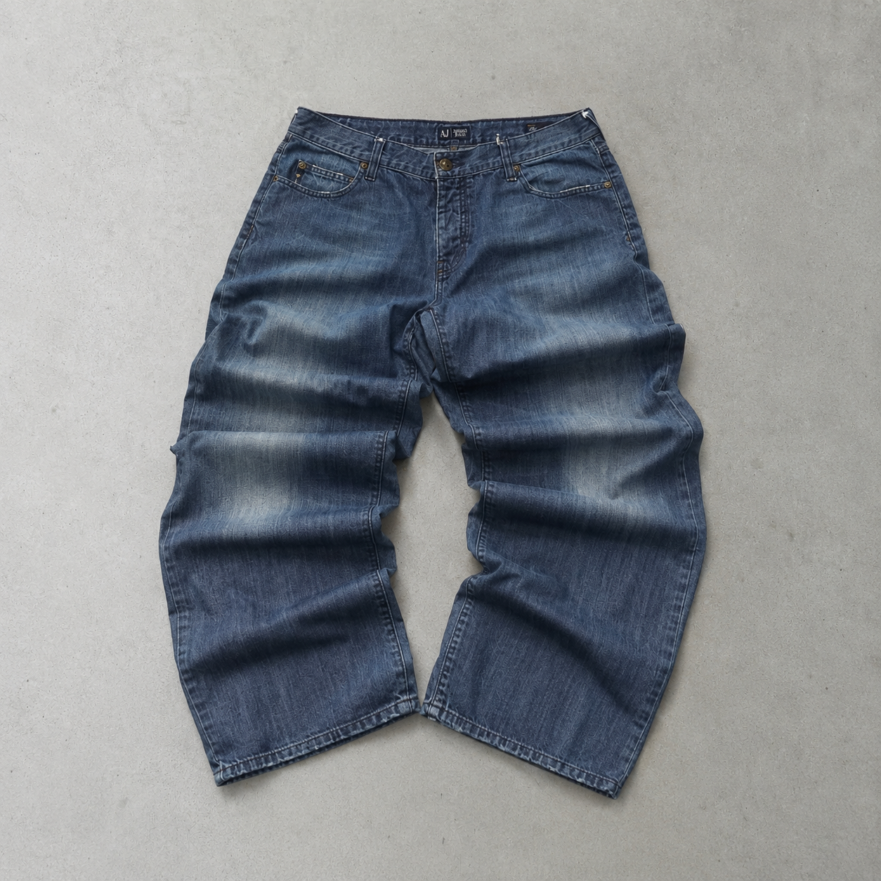 Y2K Armani Jeans Denim Pants Grey Limited (W36 | DE 52)