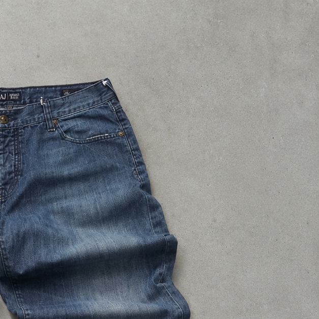 Y2K Armani Jeans Denim Pants Grey Limited (W36 | DE 52)