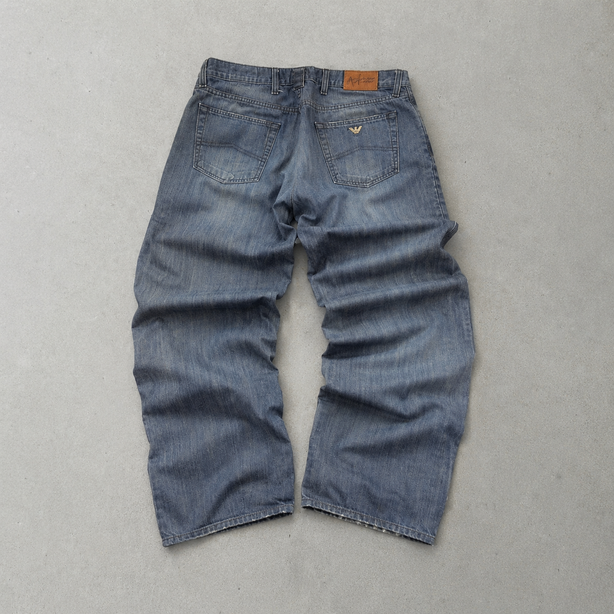 Y2K Armani Jeans Denim Pants Grey Limited (W36 | DE 52)