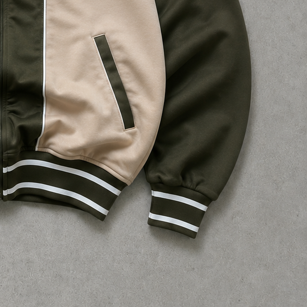 Nike Vest Dunkelgrün, Beige Rare (XL) Stitched Logo