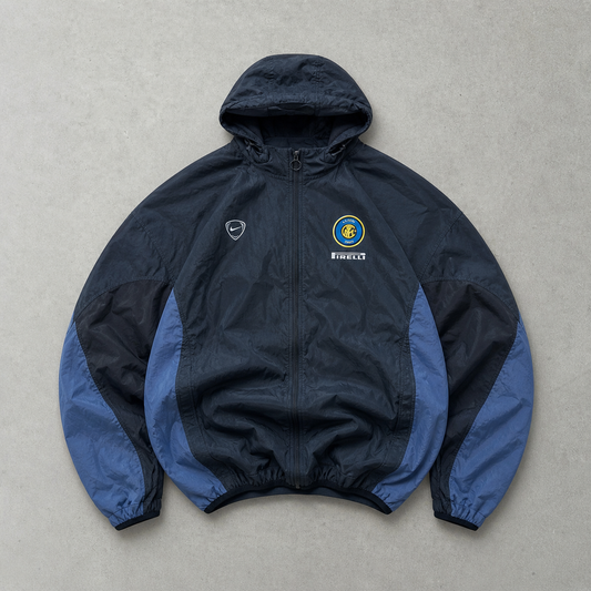 Nike Jacket Marineblau, Grau Rare (XL) Stitched Logo