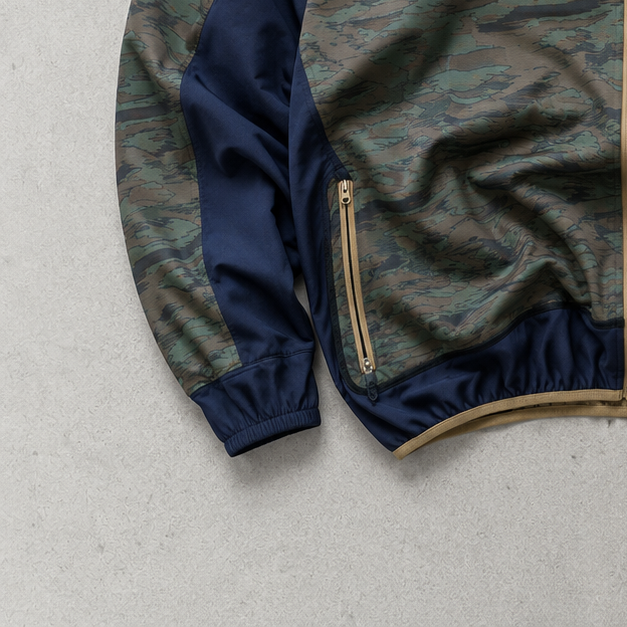 Nike Jacket Dunkelgrün, Blau Rare (XL) Stitched Logo