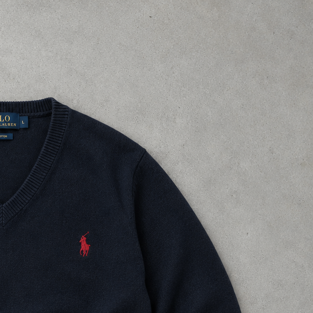 Ralph Lauren Sweater Marineblau Rare (L)