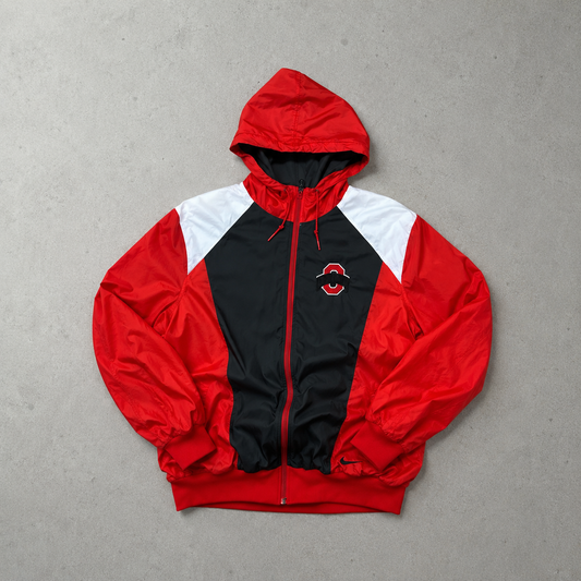 Y2K Vintage Nike Windbreaker Red, Bunt Rare (XL)