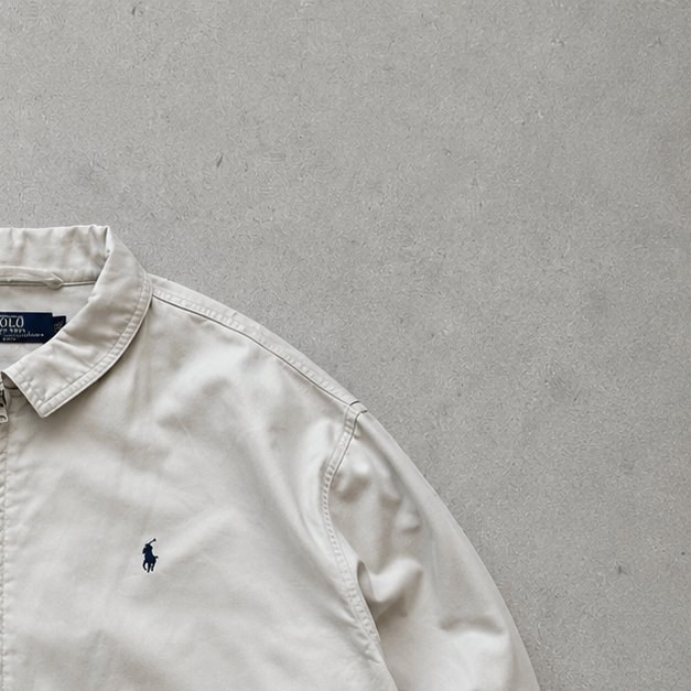 Ralph Lauren Harrington Jacket Creme Limited (L)