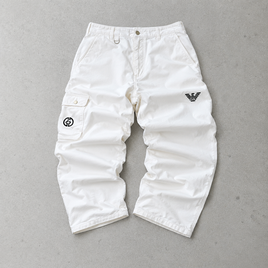 Armani Jeans Cargo Pants Creme Rare (W32 | DE 48)
