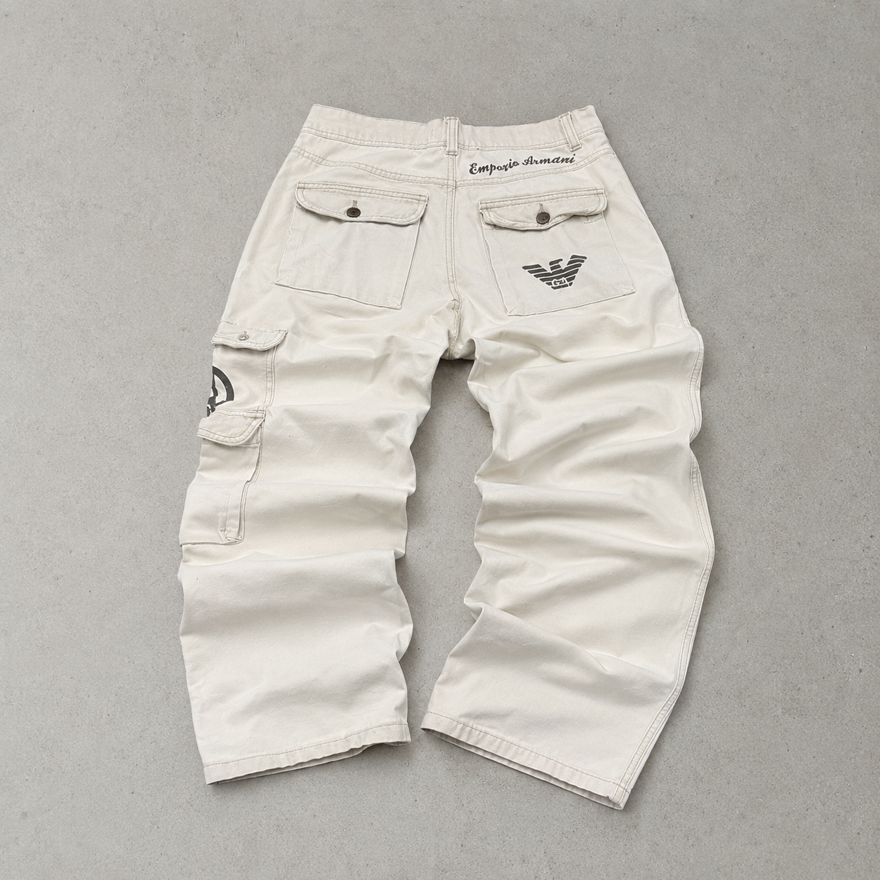 Armani Jeans Cargo Pants Creme Rare (W32 | DE 48)