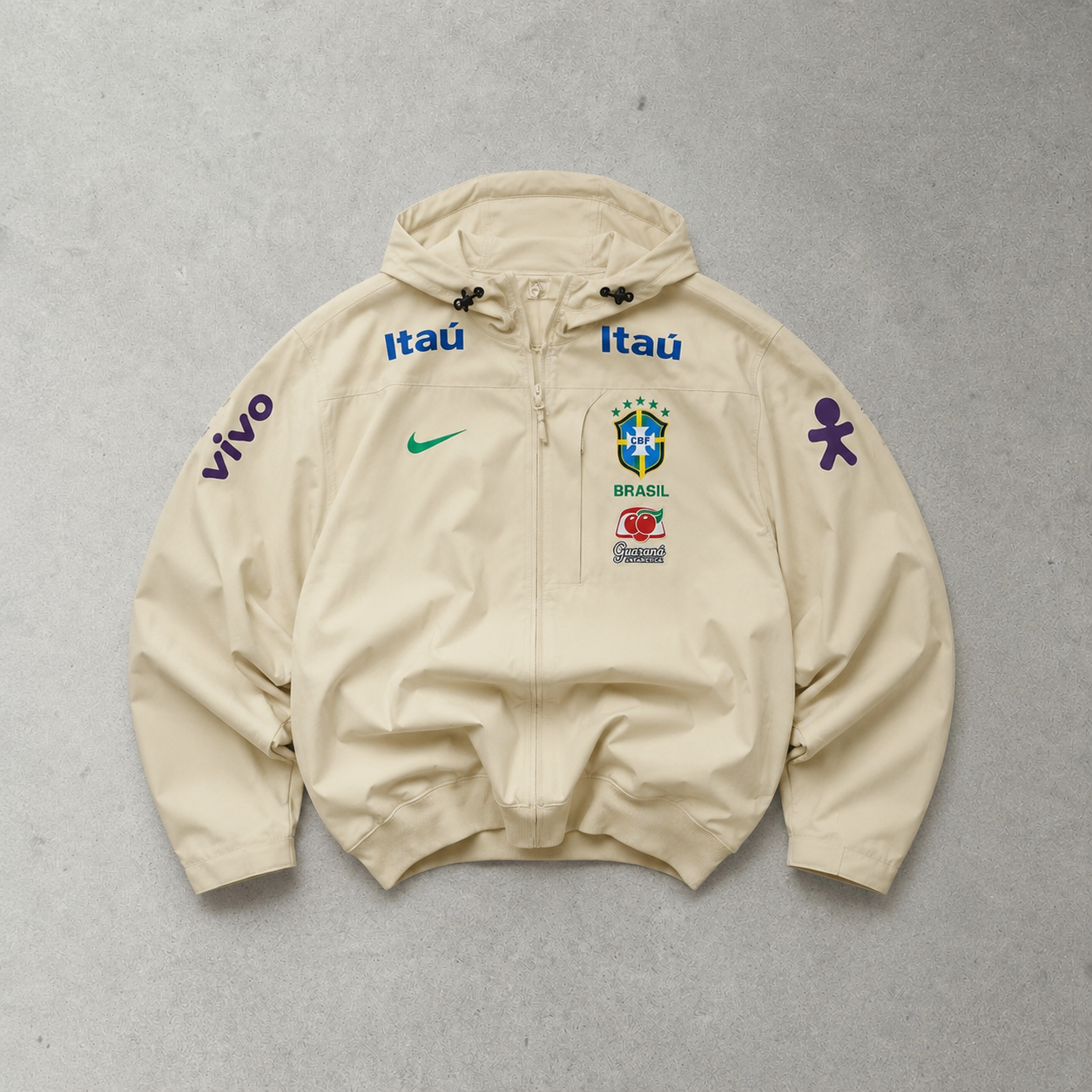 Nike Jacket Creme, Beige Rare (M)