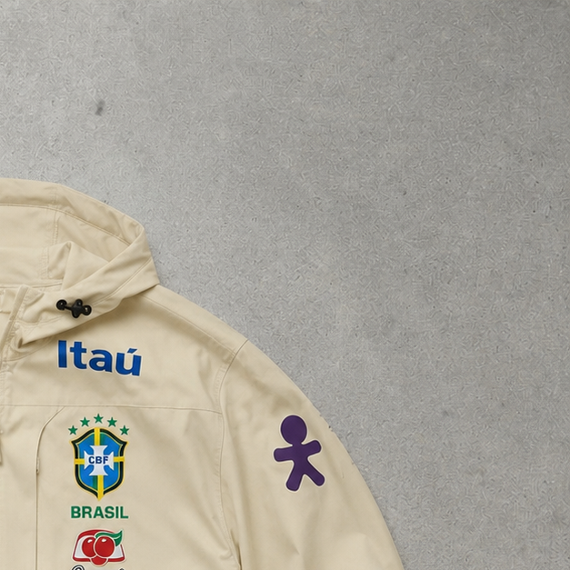 Nike Jacket Creme, Beige Rare (M)