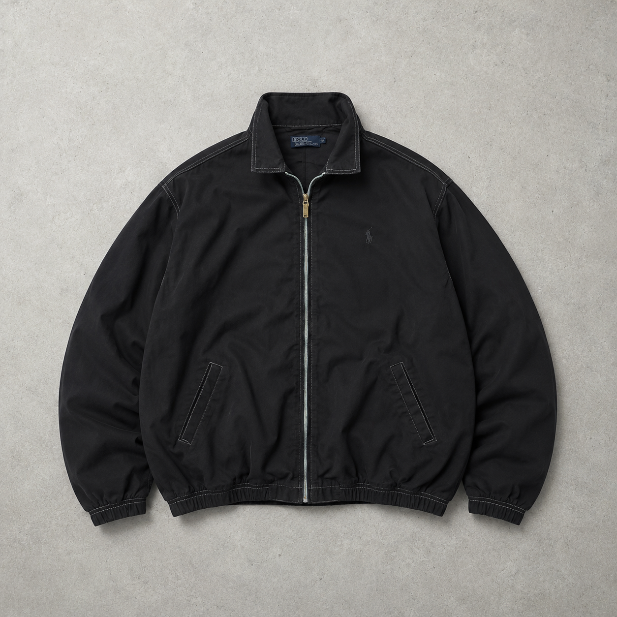 Ralph Lauren Harrington Jacket Schwarz Rare (L)