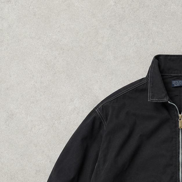 Ralph Lauren Harrington Jacket Schwarz Rare (L)