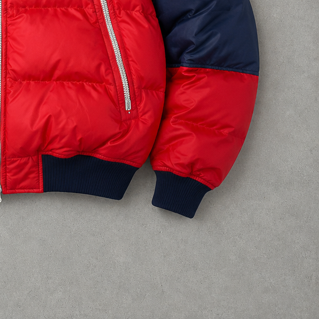 Nike Marken-Menü Jacket Marineblau, Rot Limited (Size S)