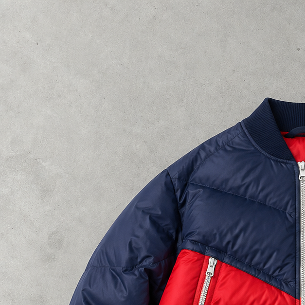 Nike Marken-Menü Jacket Marineblau, Rot Limited (Size S)