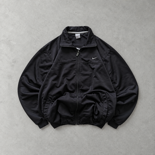 Y2K Nike Track Jacket Schwarz Rare (M)