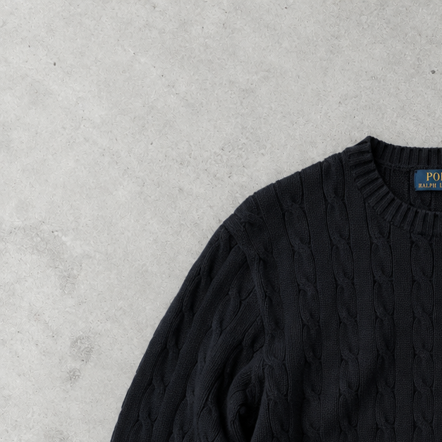 Ralph Lauren Sweater Schwarz Rare (L)