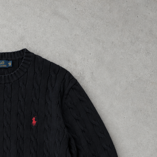 Ralph Lauren Sweater Schwarz Rare (L)