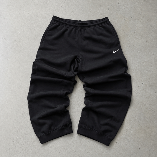 NIKE Track Pants Black Limited (M) Stitched Logo