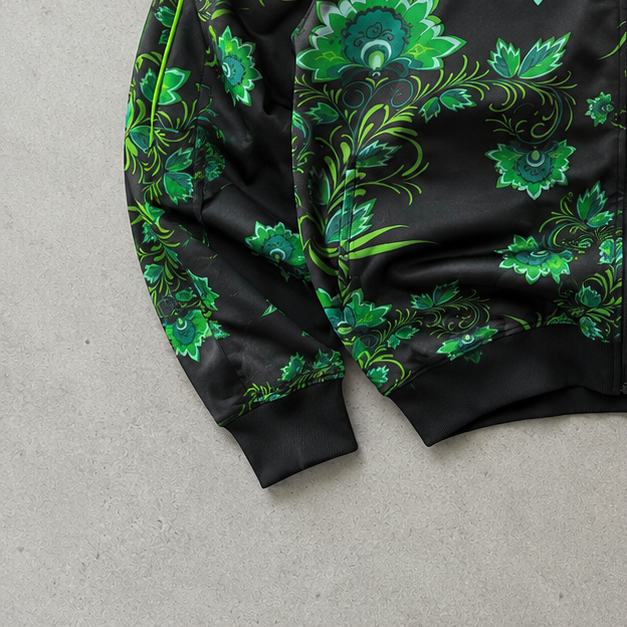 2018 Nike Track Jacket Schwarz, Grün Rare (XL) Stitched Logo