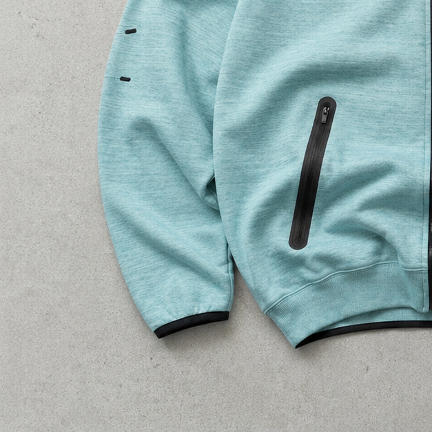 Nike Fleece Jacket Hellblau Rare (XL) Stitched Logo