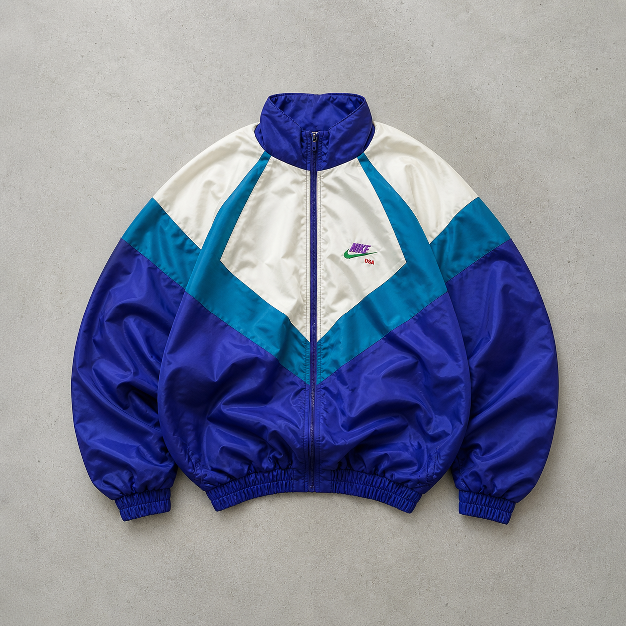 Nike Track Jacket Lila Rare (XL) Stitched Logo