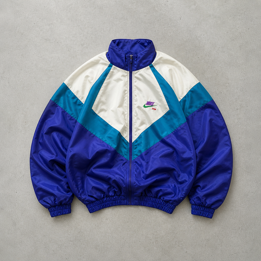 Nike Track Jacket Lila Rare (XL) Stitched Logo
