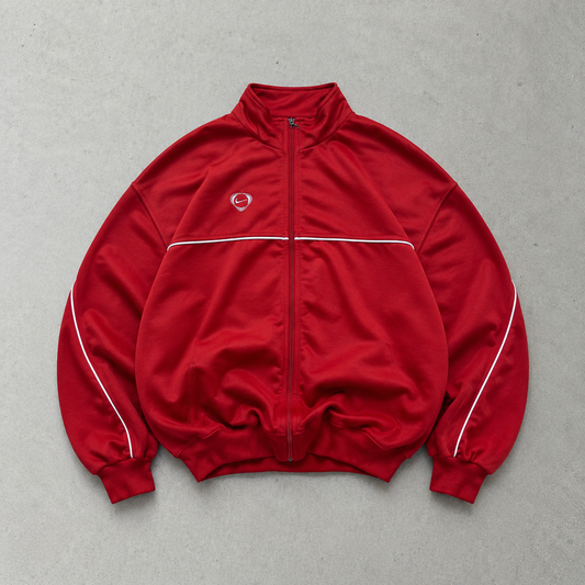 Nike Jacket Rot, Weiß Limited (XL) Stitched Logo
