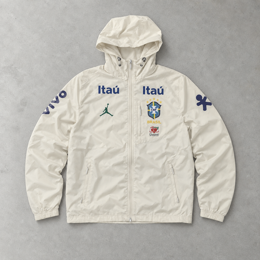 Brasilien Nike Windbreaker Creme, Beige Limited (M)