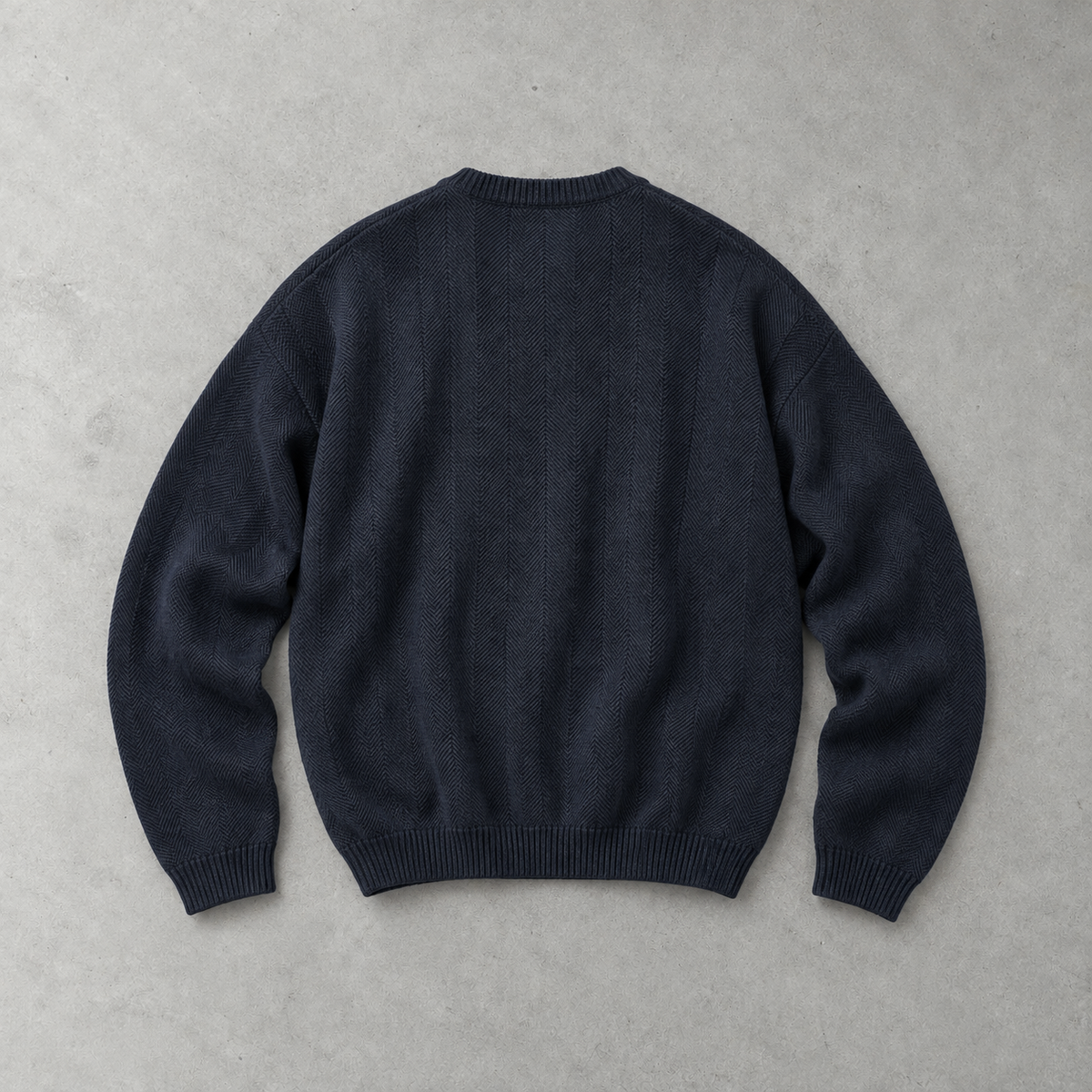 Ralph Lauren Sweater Marineblau Rare (XL) Stitched Logo