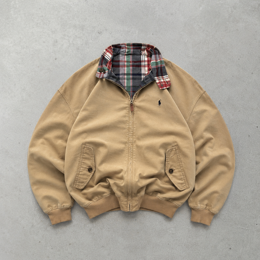 Ralph Lauren Harrington Jacket Beige / Brown Limited (S)