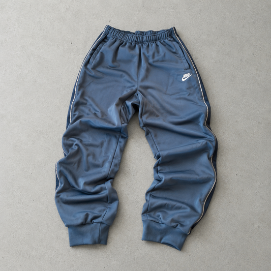 NIKE Track Pants Grey / Blue Rare (M)
