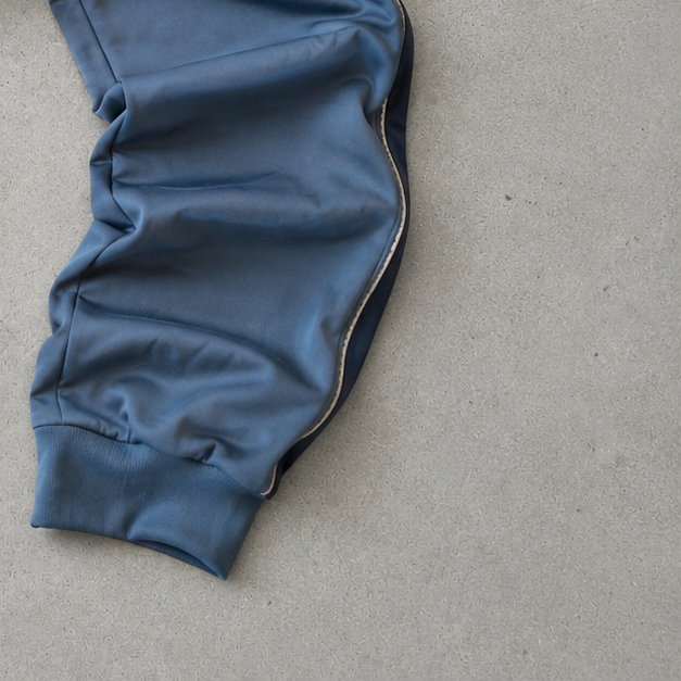 NIKE Track Pants Grey / Blue Rare (M)