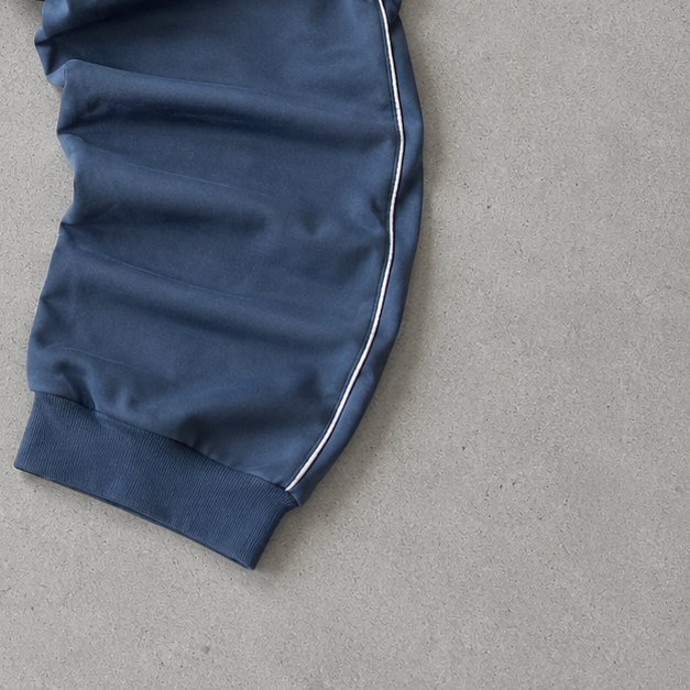 NIKE Track Pants Grey / Blue Rare (M)