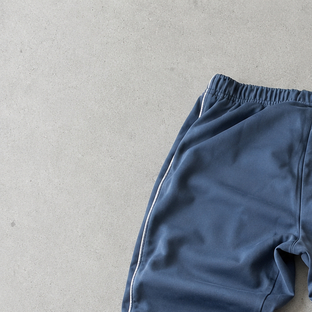 NIKE Track Pants Grey / Blue Rare (M)