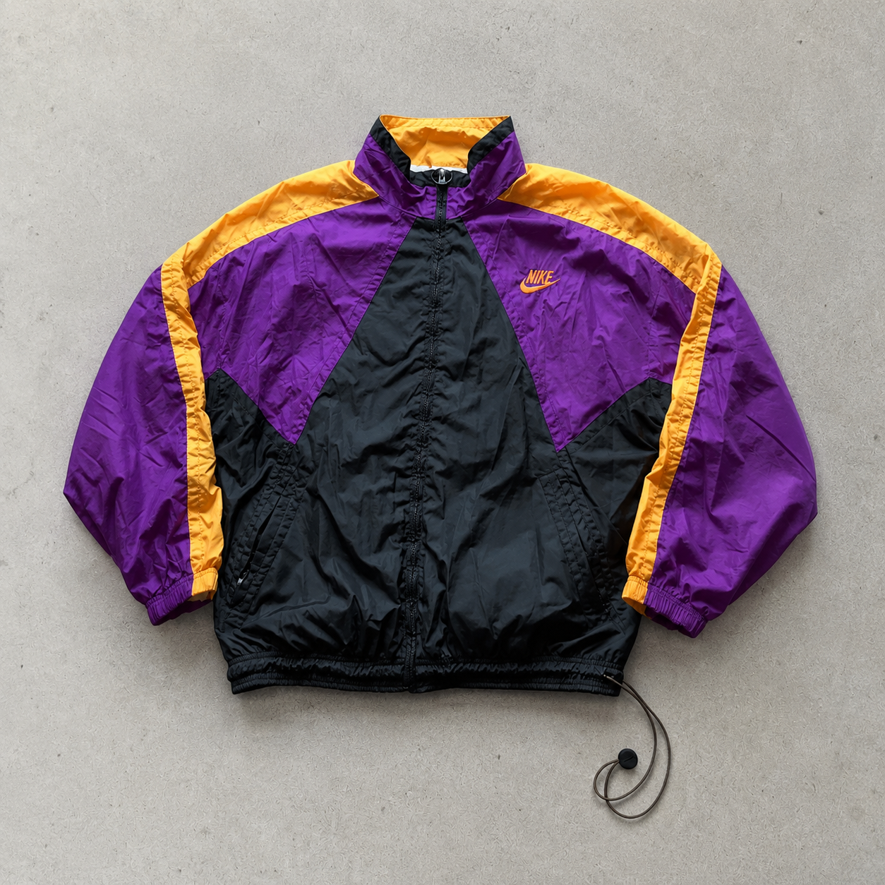 90s Y2K 1992 Nike Windbreaker Purple, Black Limited (M)