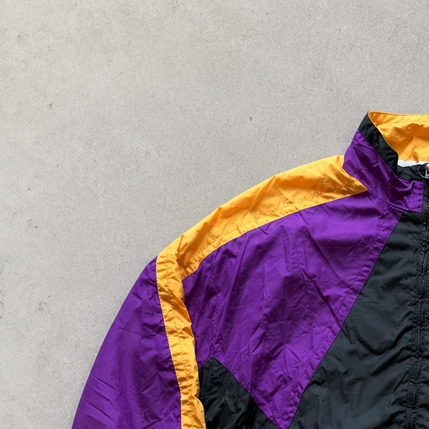 90s Y2K 1992 Nike Windbreaker Purple, Black Limited (M)